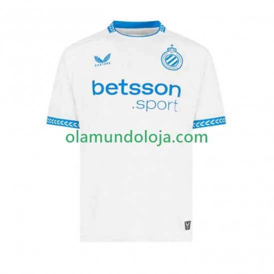 Camisola Club Brugge Homem Equipamento Segundo 2025-2026 Manga Curta